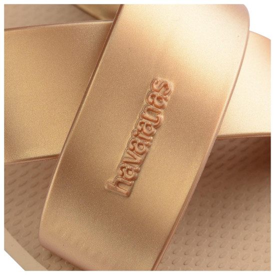 Havaianas Γυναικεία Slides Aqua Metallic W Havaianas Γυναικεία Slides Aqua Metallic W